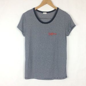 John Galt Brandy Melville Short Sleeve Stripe Tee